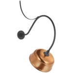 Academy Outdoor Anchored Larrabee Rockhouse Shade Wall Light - Matte Black / Soft Copper