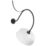 Academy Outdoor Anchored Larrabee Rockhouse Shade Wall Light - Matte Black / White