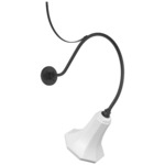 Academy Outdoor Anchored Larrabee Savannah Shade Wall Light - Matte Black / White