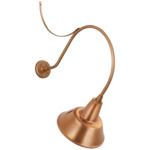 Academy Outdoor Anchored Larrabee Bowers Shade Wall Light - Soft Copper