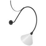 Academy Outdoor Anchor Larrabee 36in Savannah Con Wall Light - Matte Black / White