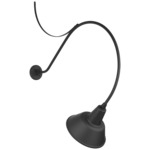 Academy Outdoor Anchored Larrabee 36in Bowers Wall Light - Matte Black
