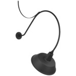 Academy Outdoor Anchored Larrabee 36in Bowers Wall Light - Matte Black