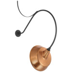 Academy Outdoor Anchor Larrabee 36in Tilt Bowers Wall Light - Matte Black / Soft Copper