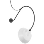 Academy Outdoor Anchor Larrabee 36in Tilt Bowers Wall Light - Matte Black / White