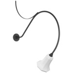 Academy Outdoor Anchored Larrabee 36in Savannah Wall Light - Matte Black / White