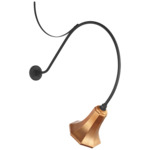 Academy Outdoor Anchored Larrabee 36in Savannah Wall Light - Matte Black / Soft Copper