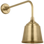 Academy Outdoor Rex Small Rockhouse Shade Wall Light - Hand-Rubbed Antique Brass