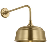 Academy Outdoor Rex Rockhouse Shade Wall Light - Hand-Rubbed Antique Brass