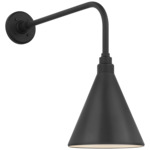 Academy Outdoor Rex Savannah Conical Wall Light - Matte Black