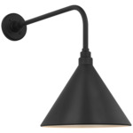 Academy Outdoor Rex Savannah Conical Wall Light - Matte Black