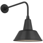 Academy Outdoor Rex Bowers Shade Wall Light - Matte Black
