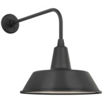 Academy Outdoor Rex Bowers Shade Wall Light - Matte Black