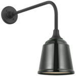 Academy Outdoor Rex Small Rockhouse Shade Wall Light - Matte Black / Green