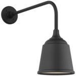 Academy Outdoor Rex Small Rockhouse Shade Wall Light - Matte Black