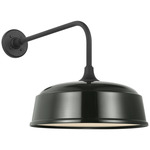 Academy Outdoor Rex Rockhouse Shade Wall Light - Matte Black / Green