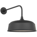 Academy Outdoor Rex Rockhouse Shade Wall Light - Matte Black