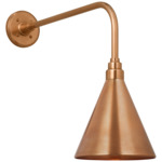 Academy Outdoor Rex Savannah Conical Wall Light - Soft Copper