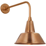 Academy Outdoor Rex Bowers Shade Wall Light - Soft Copper