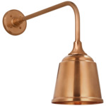 Academy Outdoor Rex Small Rockhouse Shade Wall Light - Soft Copper