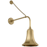 Academy Outdoor Anchored Rex Savannah Shade Wall Light - Hand-Rubbed Antique Brass