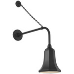 Academy Outdoor Anchored Rex Savannah Shade Wall Light - Matte Black