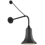 Academy Outdoor Anchored Rex Savannah Shade Wall Light - Matte Black