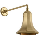 Academy Outdoor Mack Savannah Shade Wall Light - Hand-Rubbed Antique Brass
