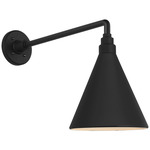 Academy Outdoor Mack Savannah Conical Wall Light - Matte Black