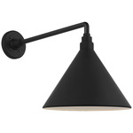 Academy Outdoor Mack Savannah Conical Wall Light - Matte Black