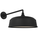 Academy Outdoor Mack Rockhouse Shade Wall Light - Matte Black