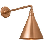 Academy Outdoor Mack Savannah Conical Wall Light - Soft Copper