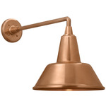 Academy Outdoor Mack Bowers Shade Wall Light - Soft Copper