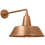 Academy Outdoor Mack Bowers Shade Wall Light - Soft Copper