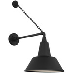 Academy Outdoor Anchored Mack Bowers Shade Wall Light - Matte Black