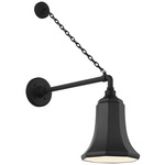 Academy Outdoor Anchored Mack Savannah Shade Wall Light - Matte Black