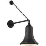 Academy Outdoor Anchored Mack Savannah Shade Wall Light - Matte Black
