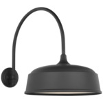 Academy Outdoor Arched Mack Rockhouse Shade Wall Light - Matte Black