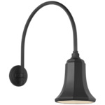 Academy Outdoor Arched Mack Savannah Shade Wall Light - Matte Black