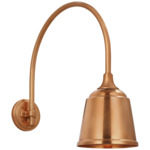 Academy Outdoor Arched Mack Sm Rockhouse Shade Wall Light - Soft Copper