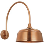 Academy Outdoor Arched Mack Rockhouse Shade Wall Light - Soft Copper