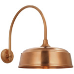 Academy Outdoor Arched Mack Rockhouse Shade Wall Light - Soft Copper