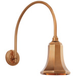 Academy Outdoor Arched Mack Savannah Shade Wall Light - Soft Copper