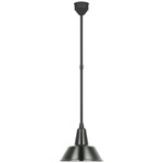 Academy Bowers Outdoor Pendant - Matte Black / Green