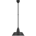 Academy Bowers Outdoor Pendant - Matte Black