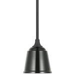 Academy Rockhouse Small Outdoor Pendant - Matte Black / Green