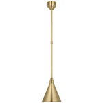 Academy Savannah Conical Outdoor Pendant - Hand-Rubbed Antique Brass