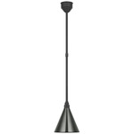 Academy Savannah Conical Outdoor Pendant - Matte Black / Green