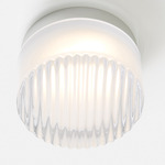 Crisp Ceiling Light - Natural Anodized / Frosted Interior
