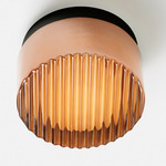 Crisp Ceiling Light - Black Anodized / Copper Exterior